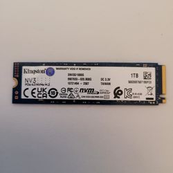 Kingston 1TB Nv3 Pcie 4.0 NVME M.2 Gen4x4