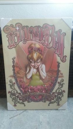 Tinkerbell wall art