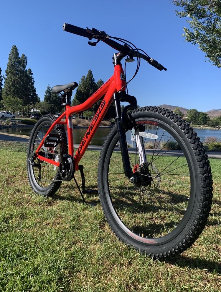 New awesome 😎 aluminum mountain bike bicycle disk brakes 26 - Main Image