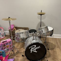 Rogue Junior Kicker 5-Piece Drum Set Regular Black