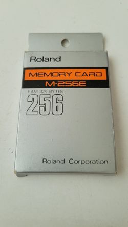 Roland M-256E Memory Card  RAM 32K Bytes. 