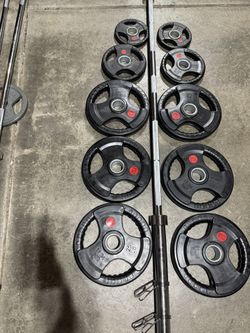Olympic Weight Bar Set