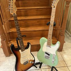 Fender MIM LTD Edition Telecaster and MIM Stratocaster