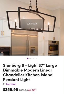 Stenberg 8 light fixture