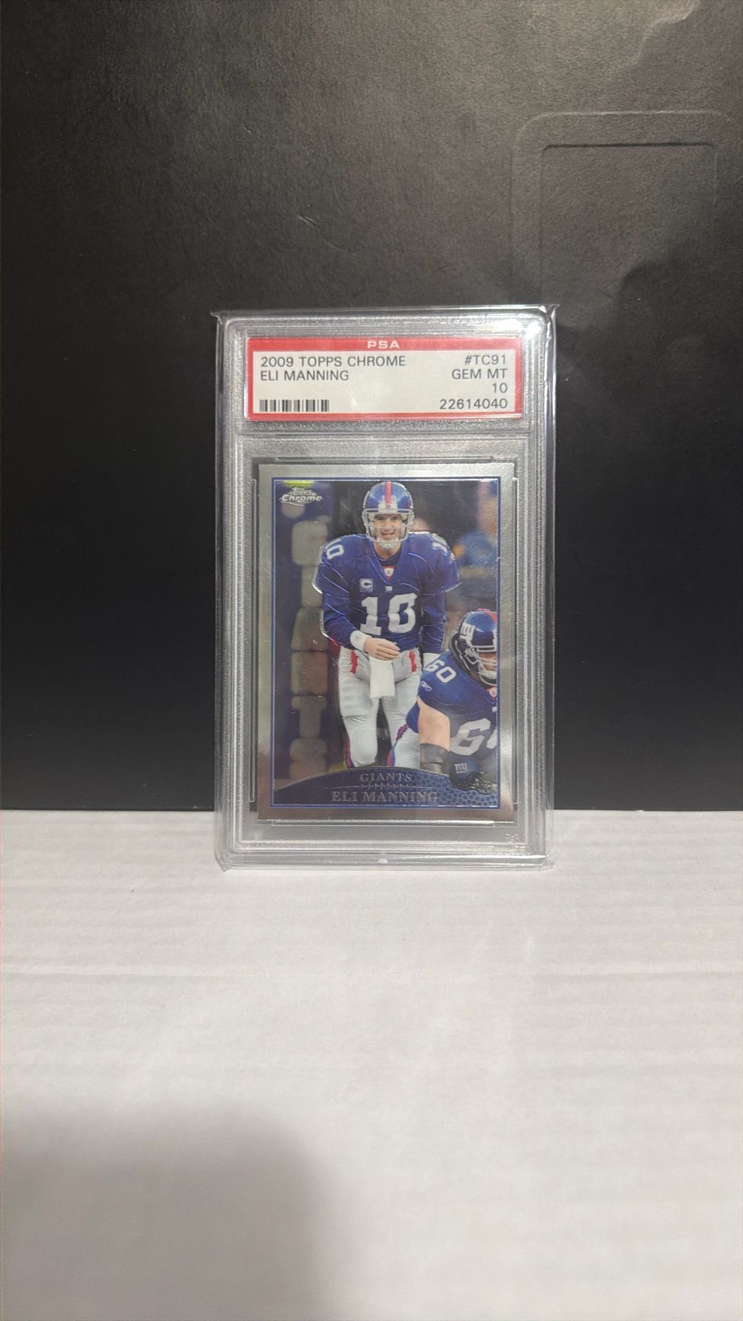 2009 Topps Chrome Eli Manning #TC91 GEM MT 10