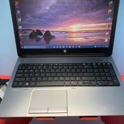   HP…PROBOOK 655-G1  500..GB  HHD...8.0 RAM . READY FOR CLASSES ON LINE OR WORK FROM HOME 