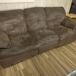 FREE Reclining Sofa Couch Good Condition 