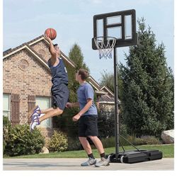 Basketball Hoop Outdoor Indoor Sport Portable PVC Backboard 