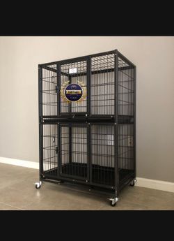 Double stabled dog pet cage kennel size 37 medium new in box 📦
