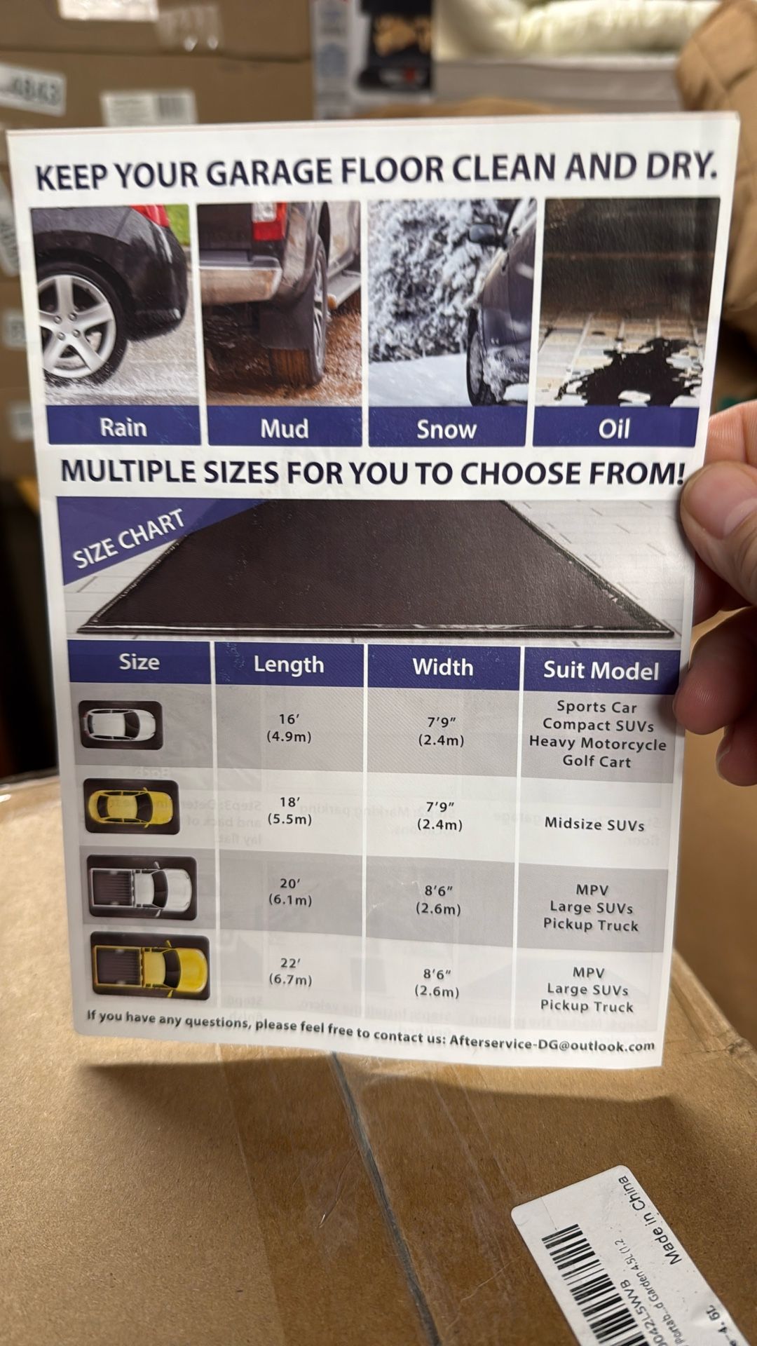 NEW Garage Floor Mat