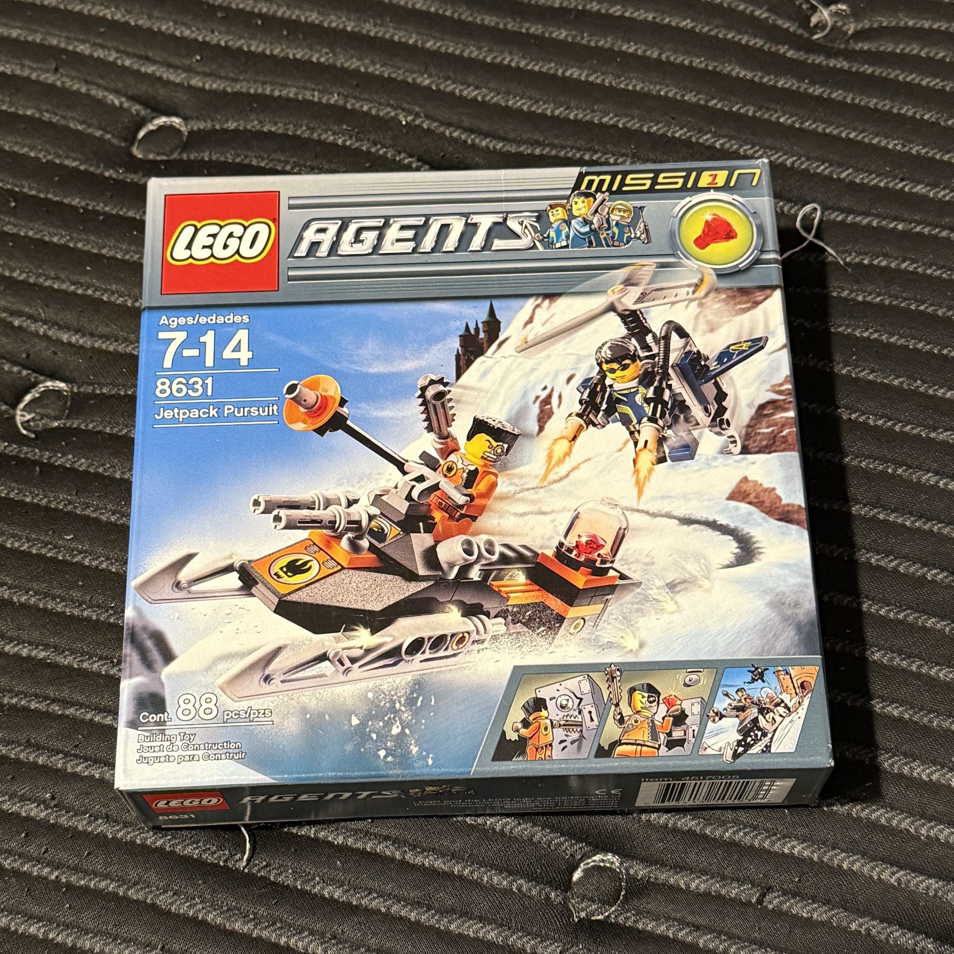 LEGO Agents 2.0 Jetpack Pursuit #8631 Brand New Sealed Unopened