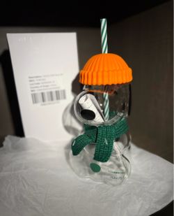 Starbucks Peanuts Glass Cup