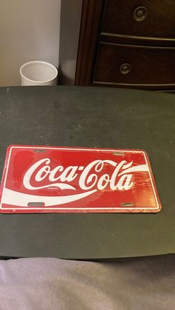 Coca-Cola Novelty License Plate