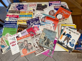 Vintage Sheet Music