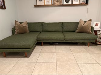 Green Sectional Couch - Article