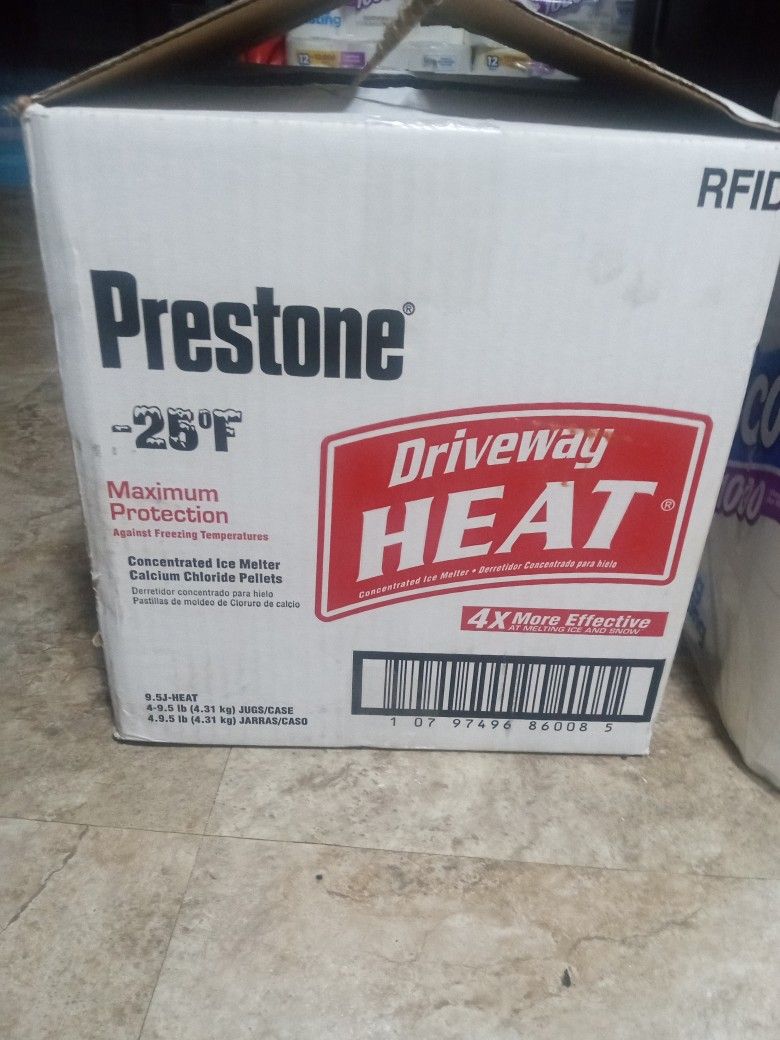 PRESTONE SALT DRIVEWAY HEAT MAXIMUM PROTECTION