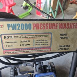 Gasoline powered Pressure Washer