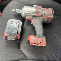 Milwaukee Impact Gun And Tire Inflator 