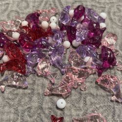 BEADS DOLPHIN ASSORTED COLOR