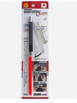 EIGER TOOL Sand Paper Holder SPR-2 Cylinder Type Polished Size 75x9mm Japan