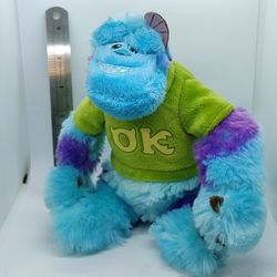 Disney Pixar Sulley Plush Doll Monsters University Inc 8" Kids Toy Play Home