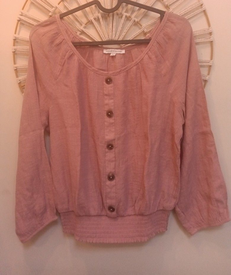 Cute Casual Top Juniors Size L