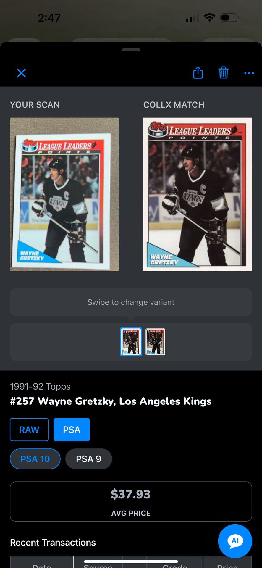 Wayne Gretzky 6 Card Lot