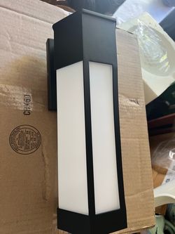 Black Outdoor Wall Sconce Light Fixture