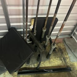 Weight lifting barbells