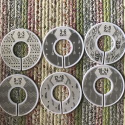 Baby Clothes Size Dividers 