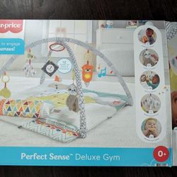 Fisher-Price Baby Playmat Perfect Sense Deluxe Gym Extra Large With Lights