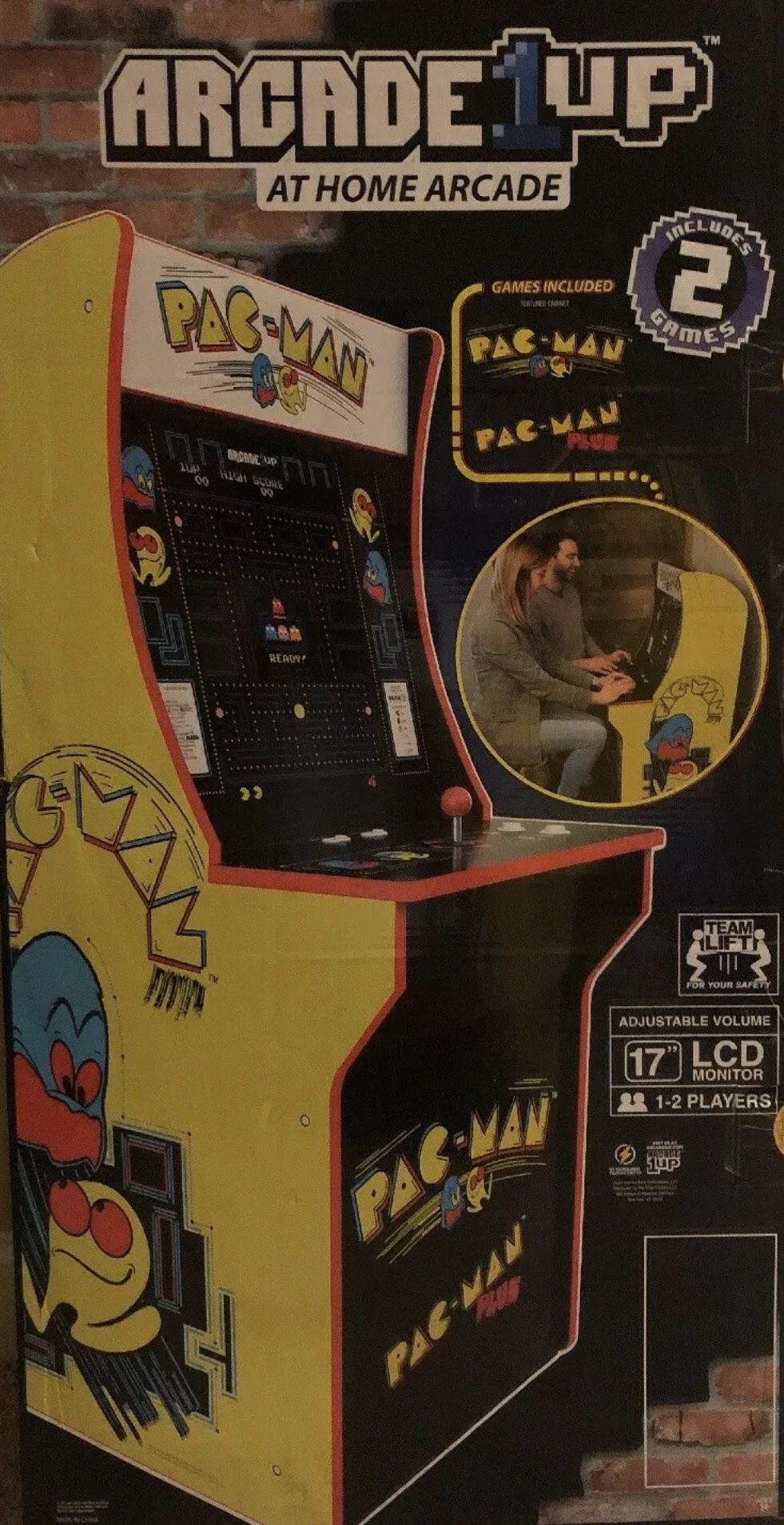 PAC-MAN 4FT ARCADE BRAND NEW!!SOLD OUT EVERYWHERE! LAST ONE