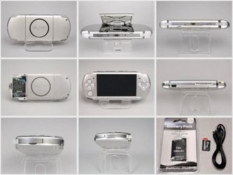 🔥 Refurbished Sony PSP-3000 Mystic Silver • Loaded 64GB Storage • New Battery • 7-Day Warranty