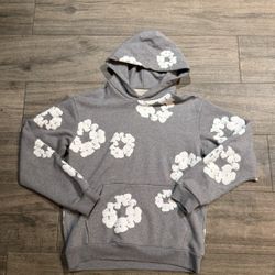 Denim Tears Grey Hoodie Mens Size Medium