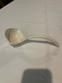 Large Ceramic Serving Spoon Soup Spoon