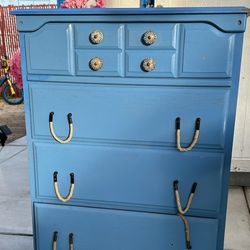 Blue Dresser