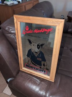 Spuds Mackenzie Bud Light mirror!