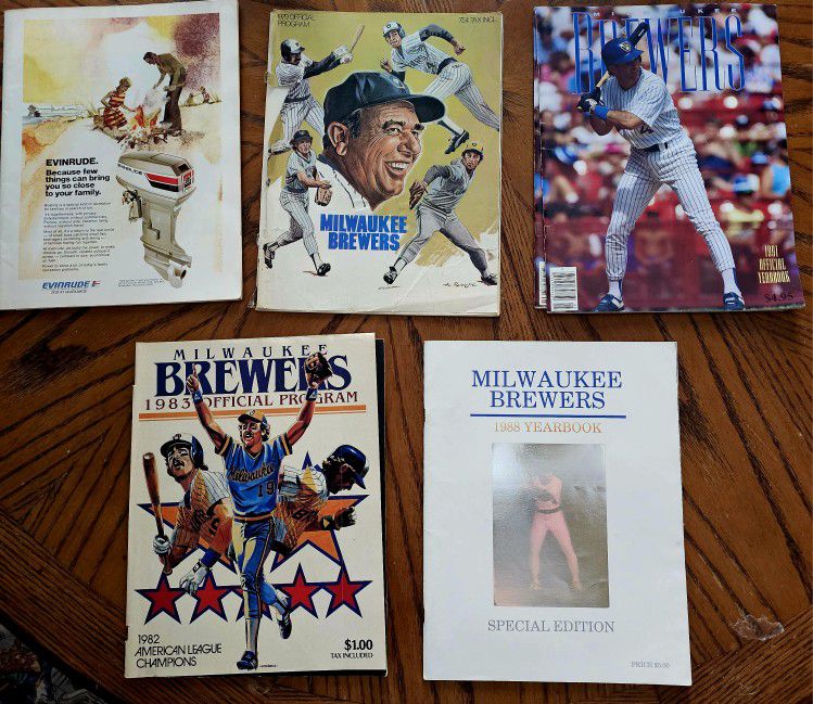 Milwaukee Brewers Yearbooks