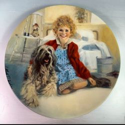 Vintage Little Orphan Annie First Issue Collector Plate.knowles