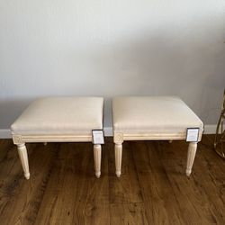 BRAND NEW!!! Light Beige REAL Wooden Benches