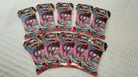 Pokémon TCG Mega Evolution Chaos Rising Booster Packs x10
