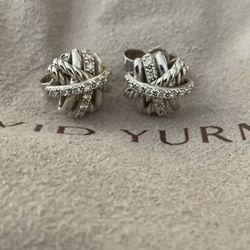 David Yurman Crossover Stud Earrings