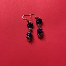 Earrings, Hand Made, Multiple Colors, Stainless Steel, 2”