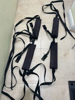 Creature soft roof racks for surf board.