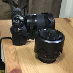 Fujifilm X-T1 Mirrorless Digital Camera with 18-135mm and 23mm Lens