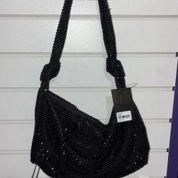 Black Charcoal Studded