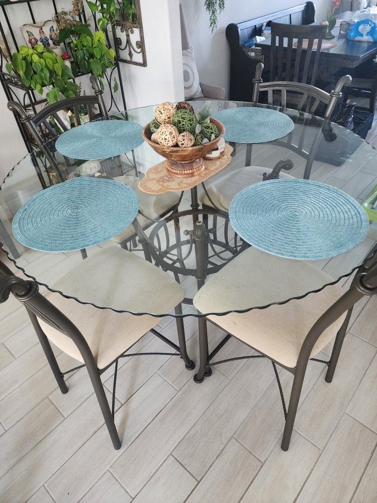 Glass Bistro Table