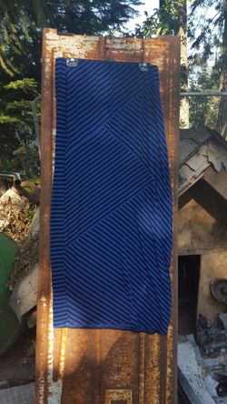 Mossimo strip long skirt