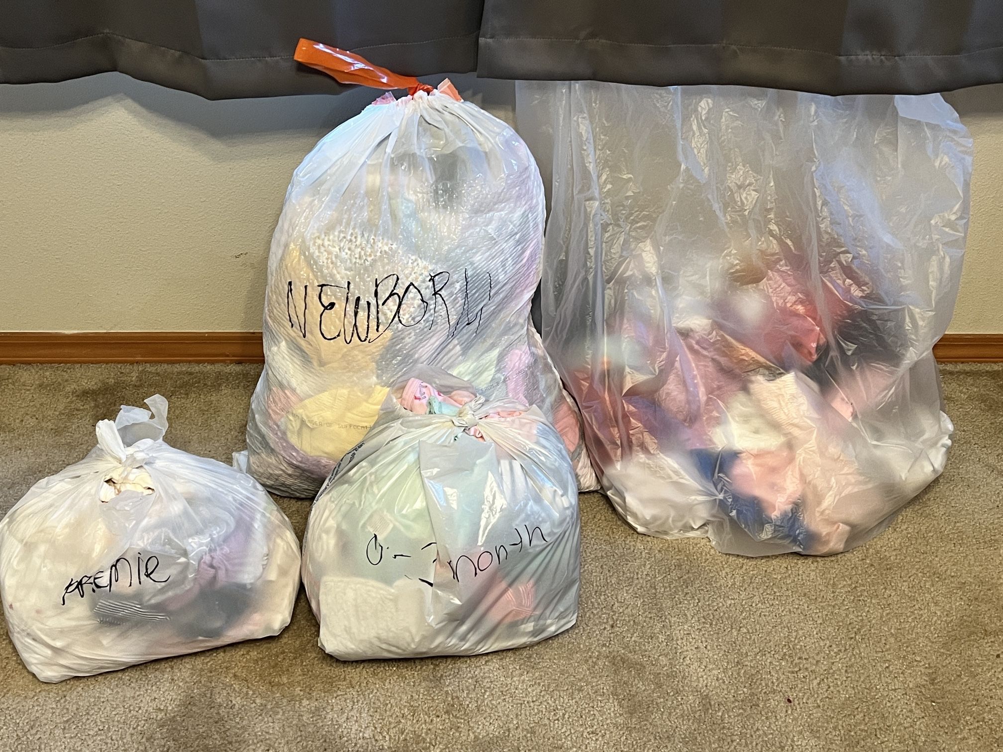 Bags O’ Baby Girl Clothes