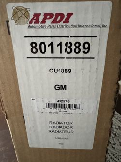 GM Radiator (contact info removed)